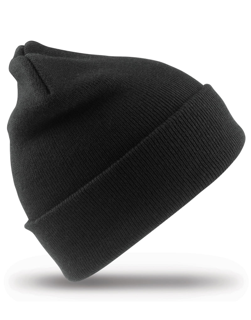 Result Winter Essentials Junior Woolly Ski Hat - Black