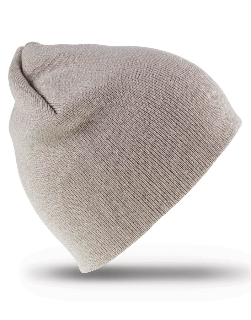 Result Winter Essentials Soft Feel Cuffless Beanie - Stone