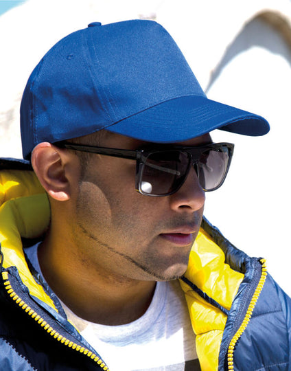 Result Core Houston 5-Panel Printers Cap - Apple Green