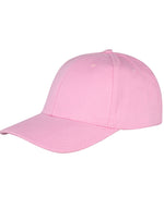 Result Core Memphis 6 Panel Brushed Cotton Low Profile Cap - Pink