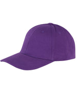 Result Core Memphis 6 Panel Brushed Cotton Low Profile Cap - Purple