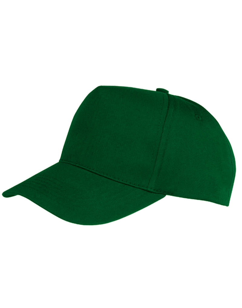 Result Core Boston 5-Panel Printers Cap - Bottle Green