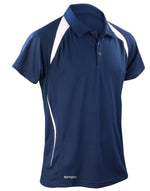 Spiro Men'S Team Spirit Polo Shirt - Navy/White