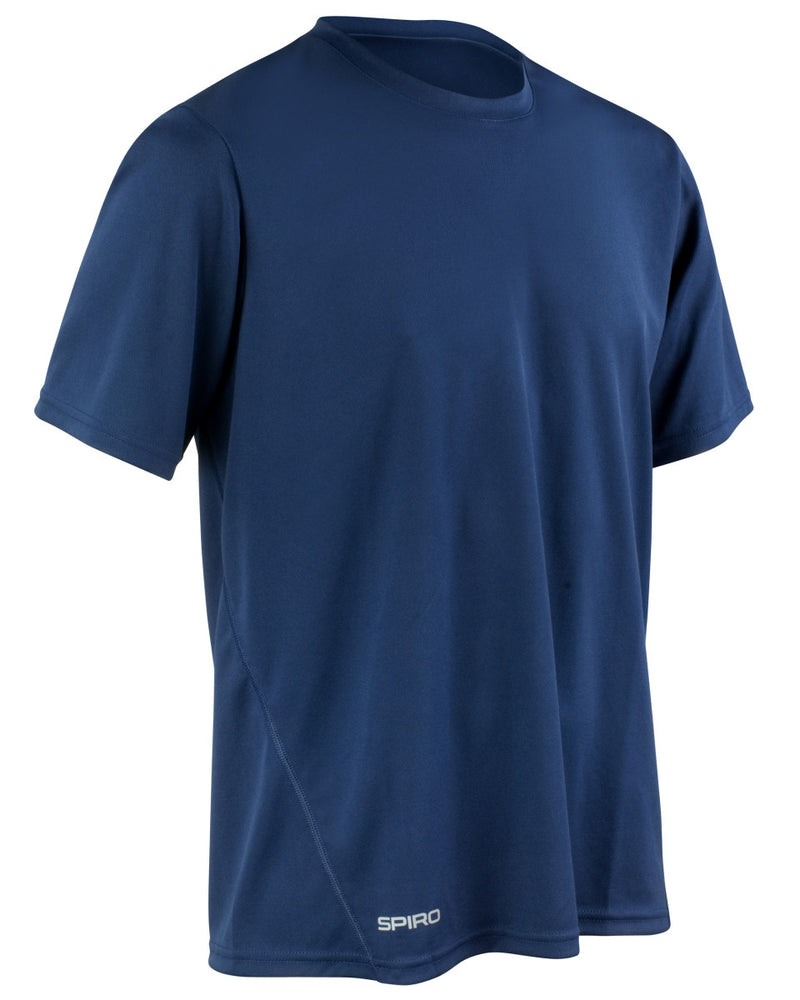 Spiro Men'S Quick Dry Short Sleeve T-Shirt - Navy