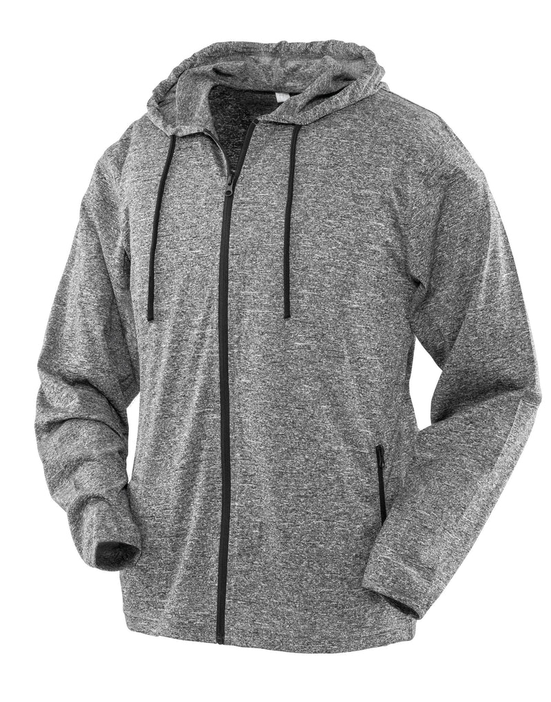 Spiro Fitness Women'S Hooded Tee-Jacket