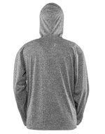 Spiro Fitness Men'S Hooded Tee-Jacket - Grey/Black