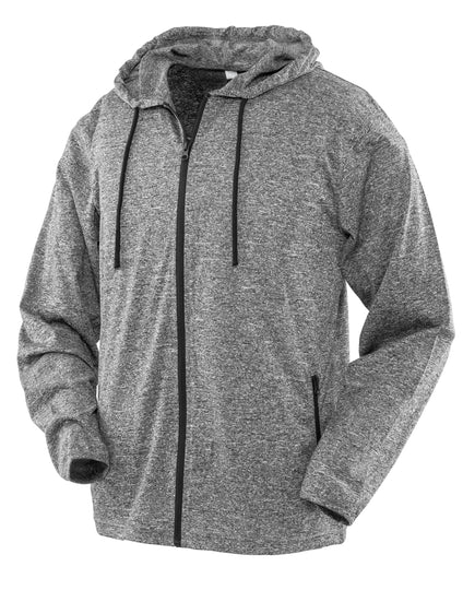 Spiro Fitness Men'S Hooded Tee-Jacket