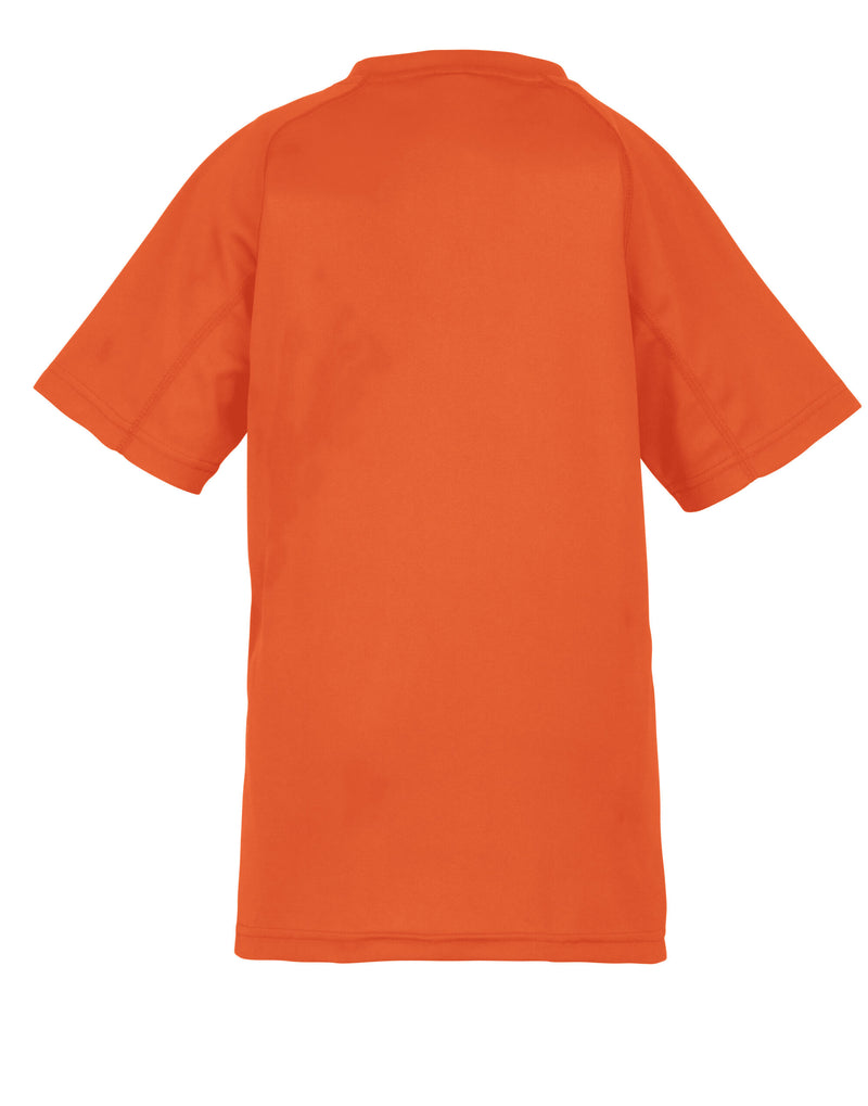 Spiro Impact Junior Performance Aircool Tee - Floro Orange