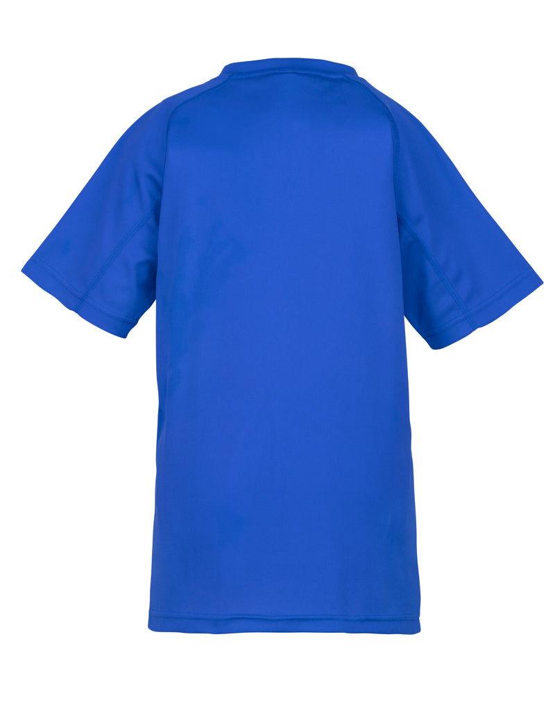 Spiro Impact Junior Performance Aircool Tee - Royal Blue