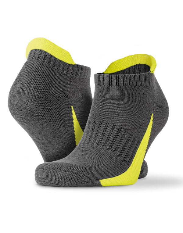 Spiro 3-Pack Mixed Sneaker Sport Socks - Black/Red