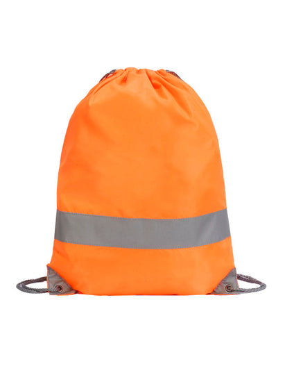 Shugon Hi-Vis Stafford Drawstring Tote Backpack - Hi Vis Orange