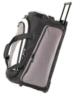 Shugon Detroit Large Rolling Travel Bag - Dark Grey/Black/Off White