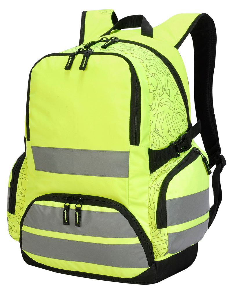 Shugon London Pro Hi-Vis Backpack - Hi-Vis Yellow