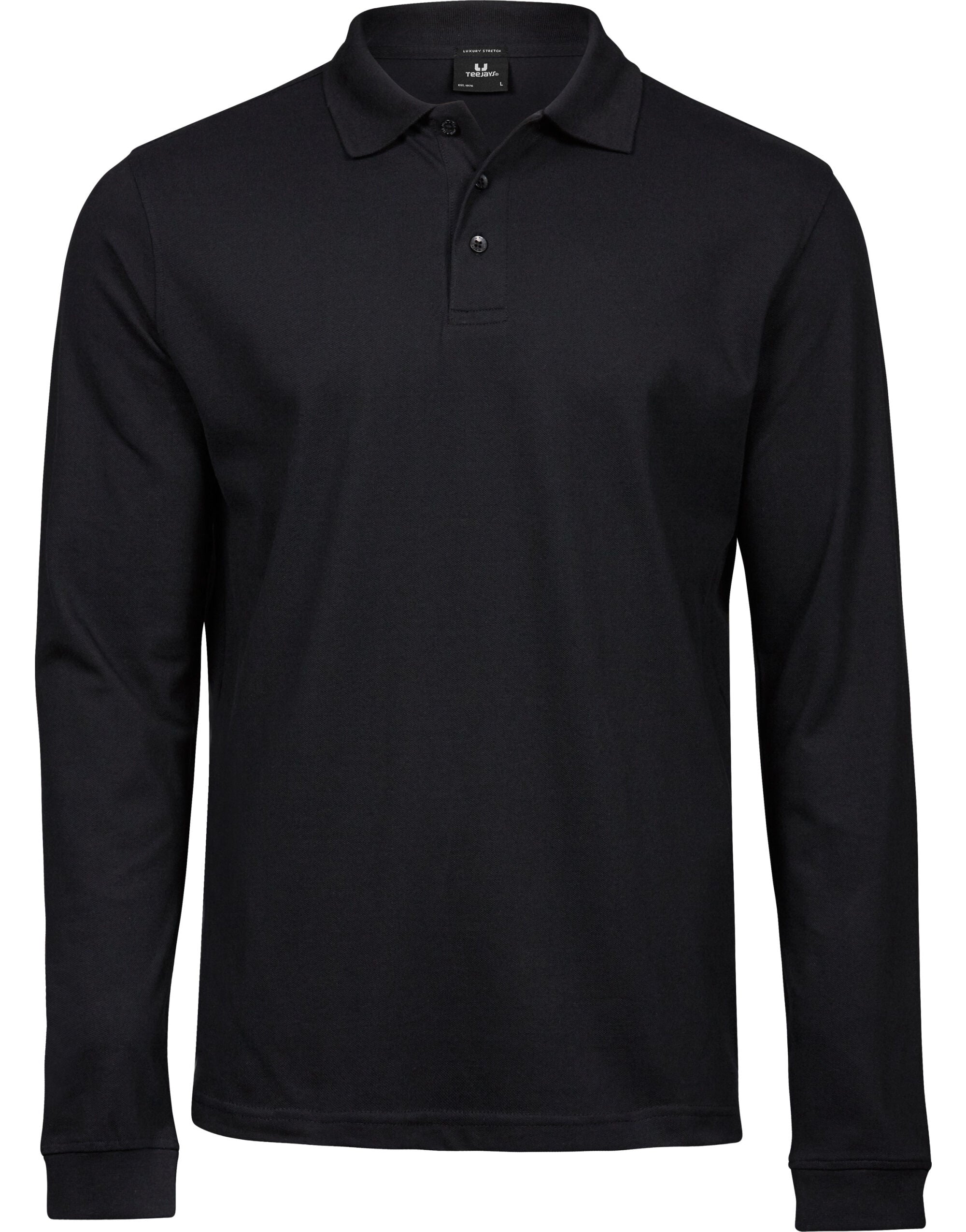 Tee Jays Men's Luxury Long Sleeve Stretch Polo