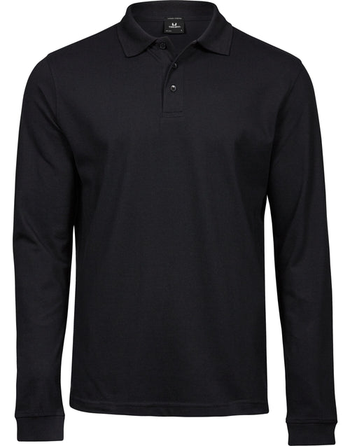 Tee Jays Men's Luxury Long Sleeve Stretch Polo