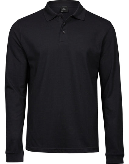 Tee Jays Men's Luxury Long Sleeve Stretch Polo