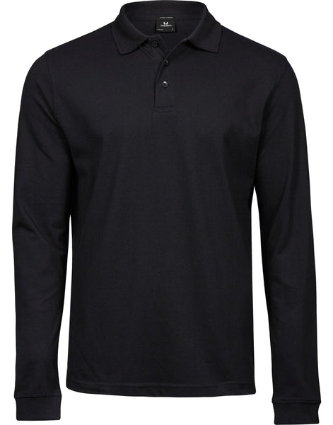 Tee Jays Men's Luxury Long Sleeve Stretch Polo