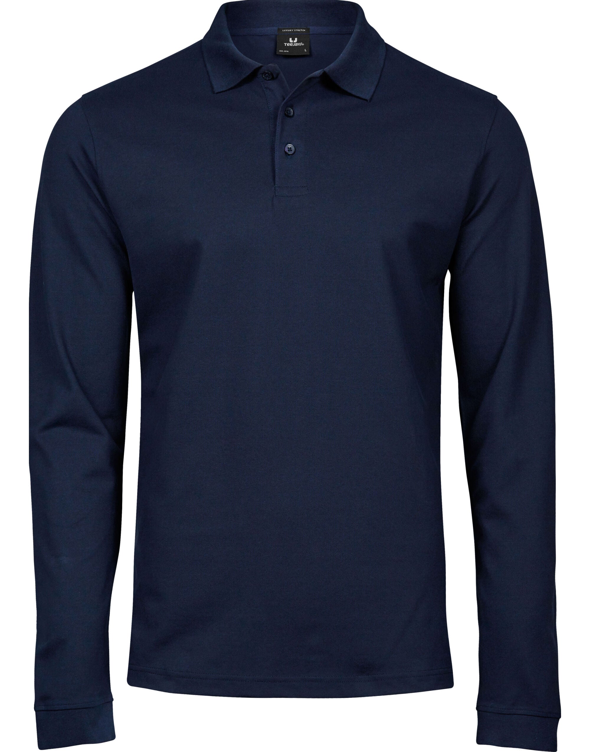 Tee Jays Men's Luxury Long Sleeve Stretch Polo