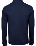 Tee Jays Men's Luxury Long Sleeve Stretch Polo - thumbnail 4
