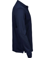 Tee Jays Men's Luxury Long Sleeve Stretch Polo - thumbnail 5