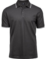 Tee Jays Men's Luxury Stripe Stretch Polo - thumbnail 5