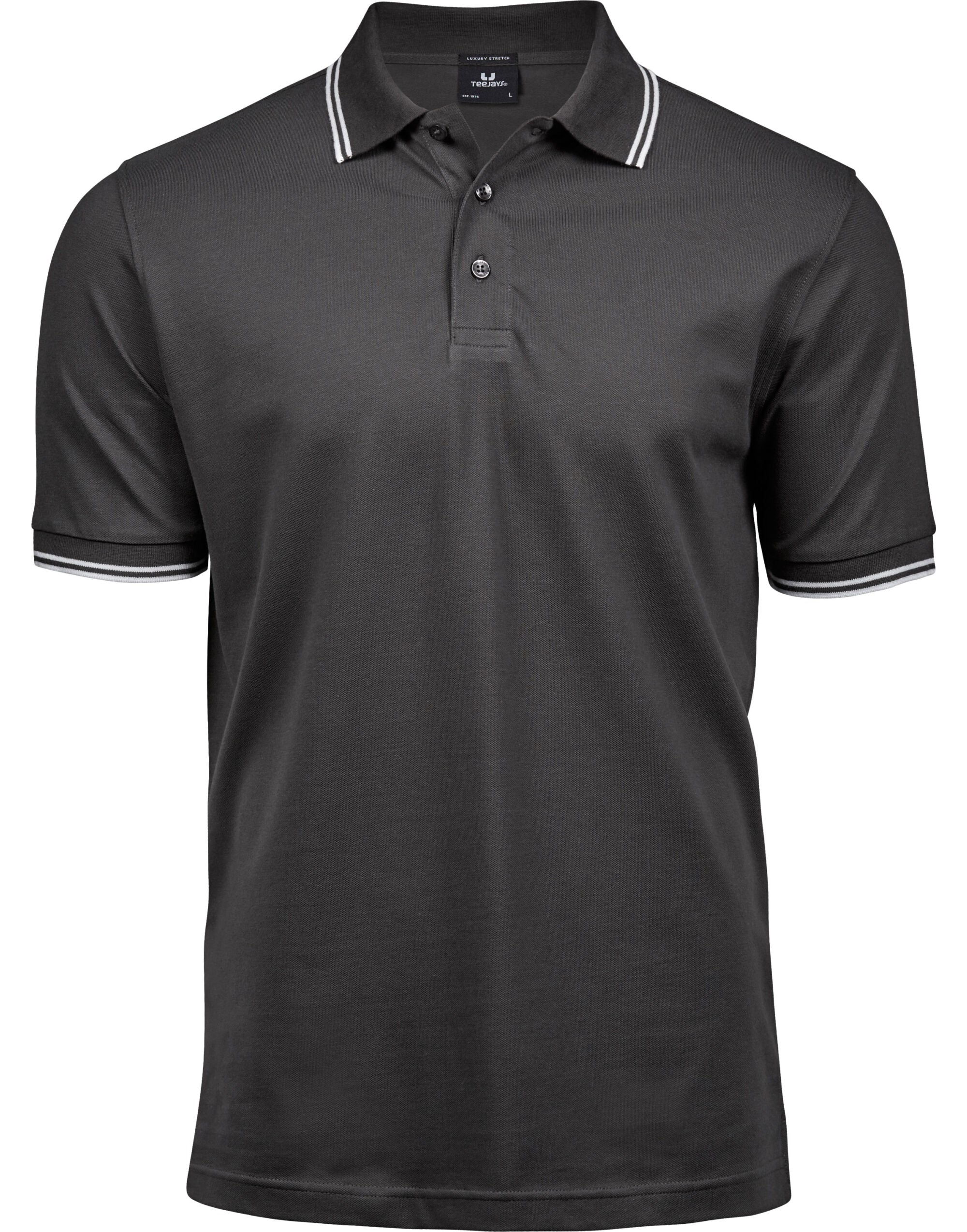 Tee Jays Men's Luxury Stripe Stretch Polo