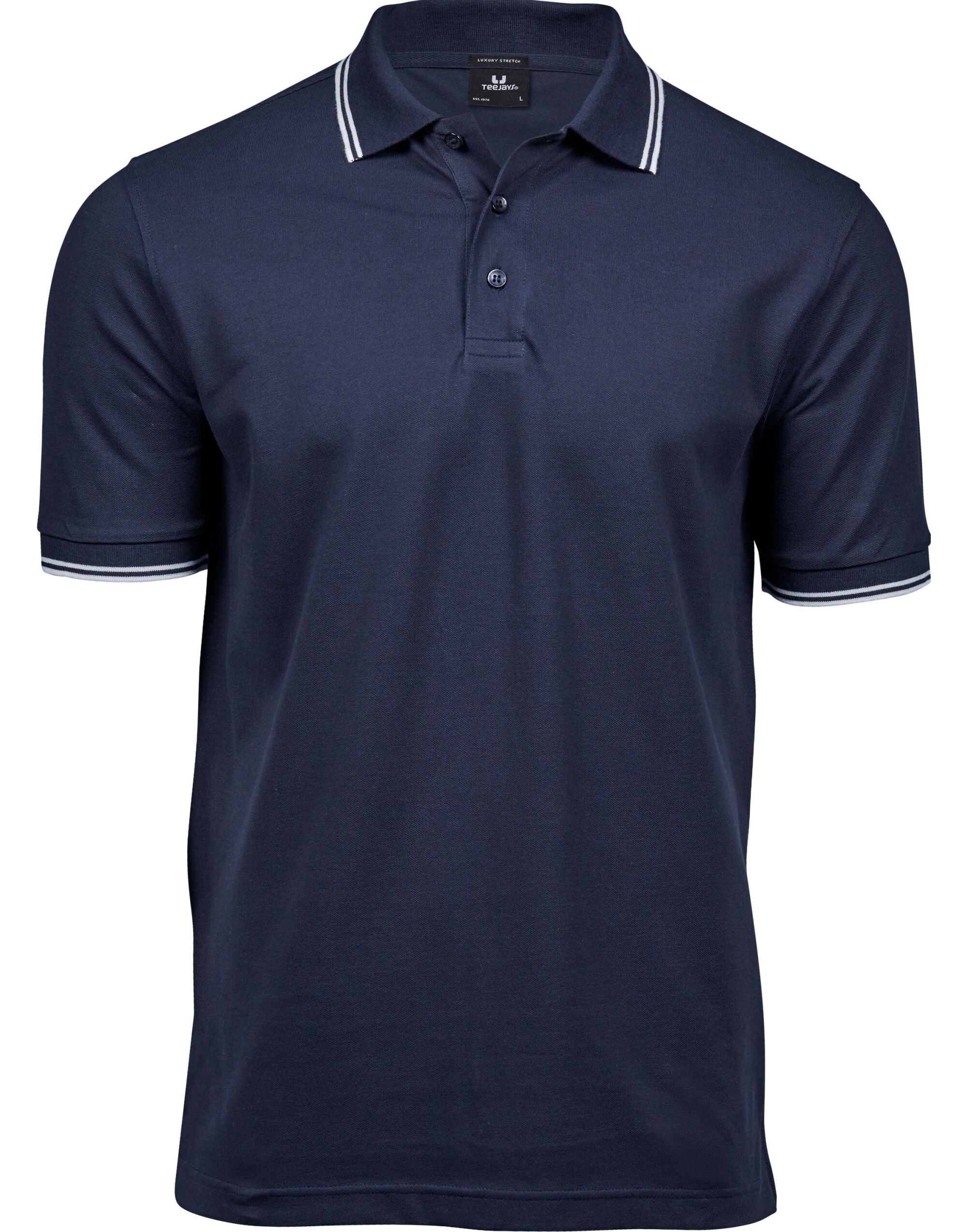 Tee Jays Men's Luxury Stripe Stretch Polo