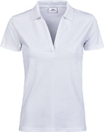 Tee Jays Women'S Luxury Stretch V-Neck Polo - thumbnail 4