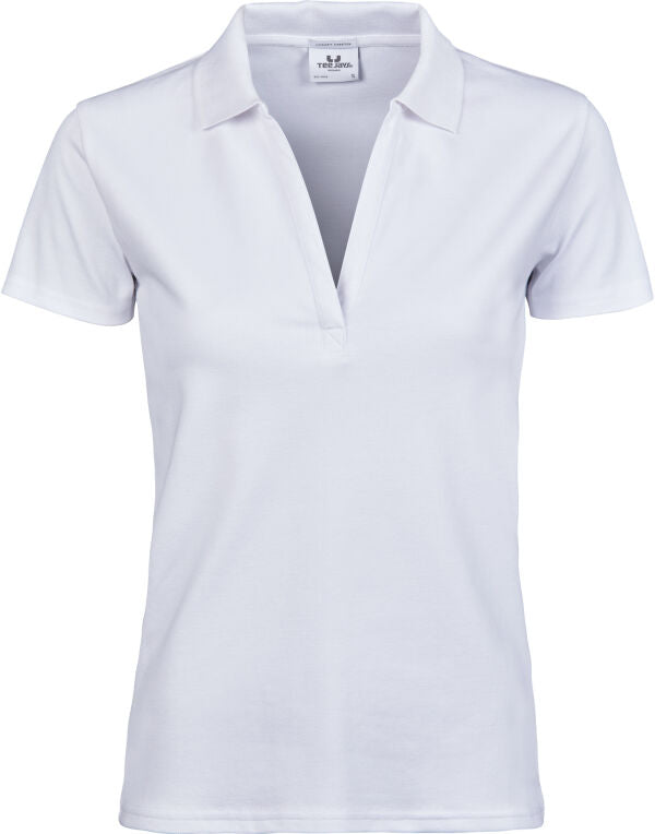 Tee Jays Women'S Luxury Stretch V-Neck Polo