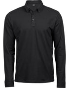 Tee Jays Men's Fashion Long Sleeve Luxury Stretch Polo