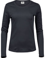 Tee Jays Ladies' Long Sleeve Interlock Tee - thumbnail 3