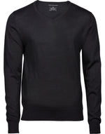 Tee Jays Men's V Neck Knitted Sweater - thumbnail 2