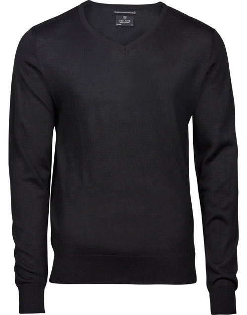 Tee Jays Men's V Neck Knitted Sweater