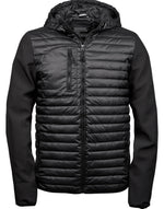 Tee Jays Men's Hooded Crossover Jacket - thumbnail 2
