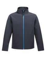 Regatta Professional TRA628 Ablaze Men'S Printable Softshell - Navy/ French Blue