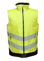 Regatta High Visibility Pro Two Tone Insulated Bodywarmer - thumbnail 4