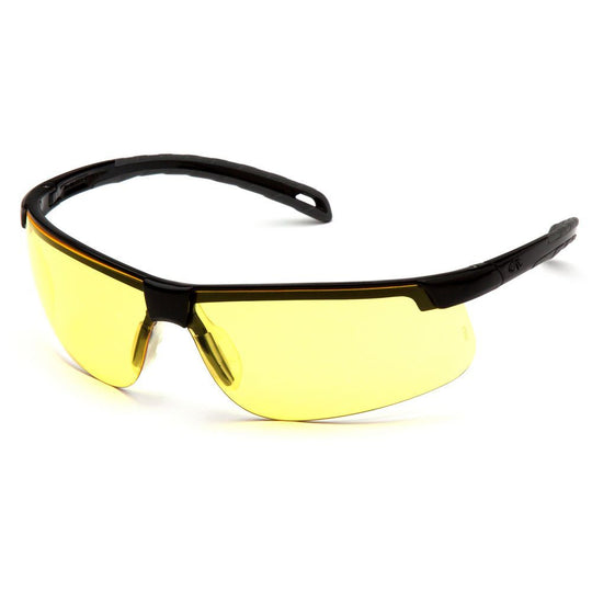 Pyramex Ever-Lite lightweight sports-style safety spectacle, amber lens.