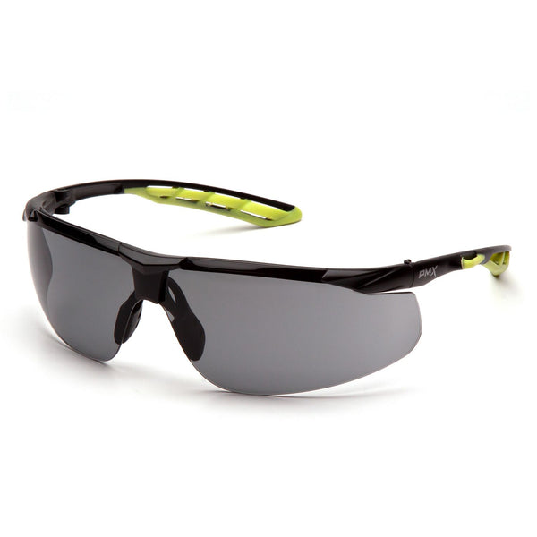 Lightweight Supertouch Pyramex Flex Lyte safety spectacle with a grey lens.