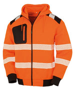 Result Recycled Safety Zipped Hoodie - RS503M - thumbnail 3