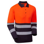 Supertouch Essentials Hi-Vis Eco CoolAir Long Sleeve Polo
