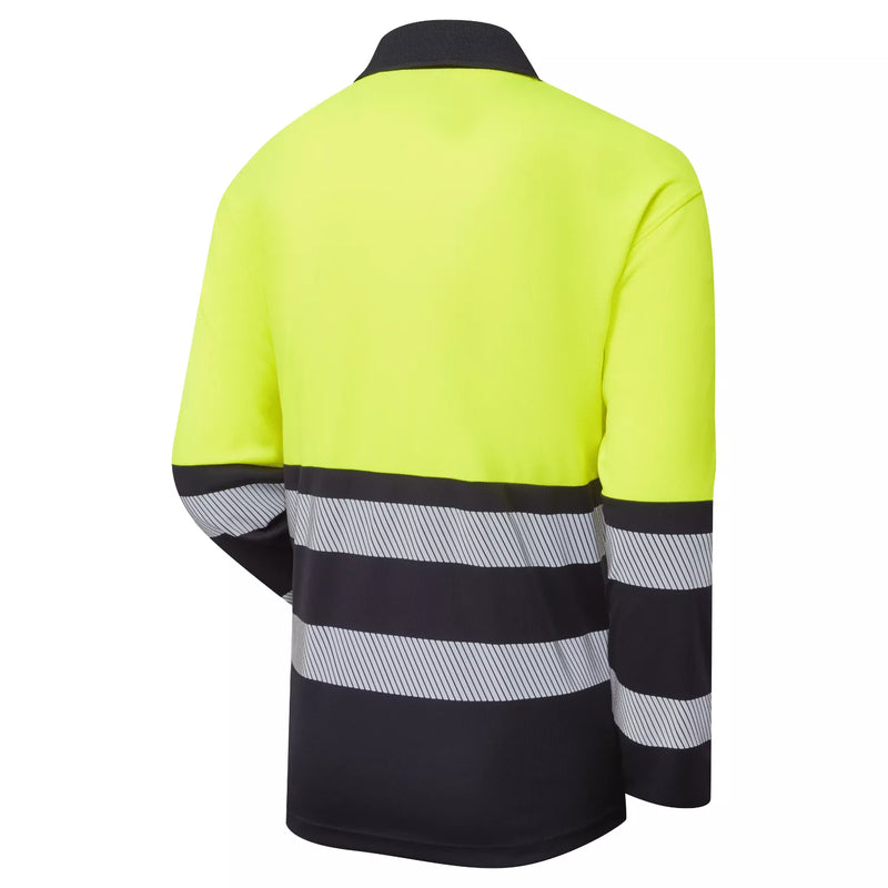 Supertouch Essentials Hi-Vis Eco CoolAir Long Sleeve Polo