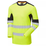 Supertouch System Hi-Vis Eco CottonCool Long Sleeve T-Shirt - thumbnail 3