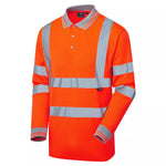 Supertouch HV Long Sleeve Polo Shirt BirdEye Std Tape