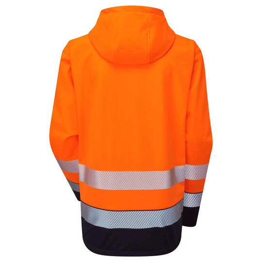 Supertouch Essentials Hi-Vis Eco Hooded Softshell Jacket