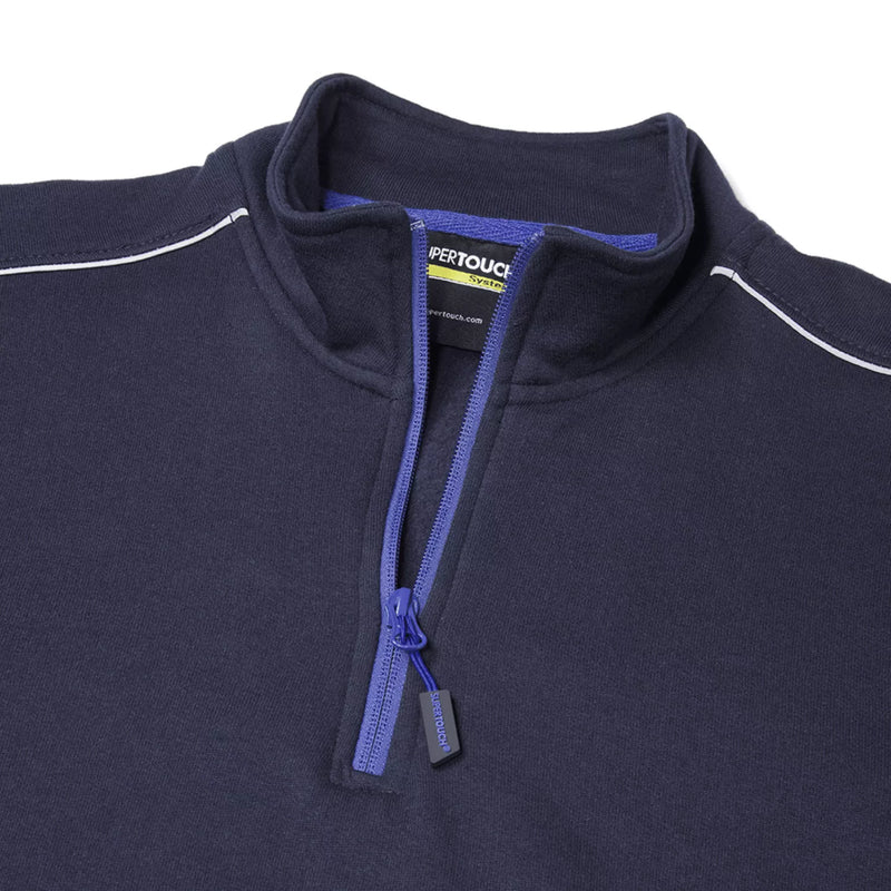 Supertouch System Women's Work Eco 1/4 Zip Sweat Top