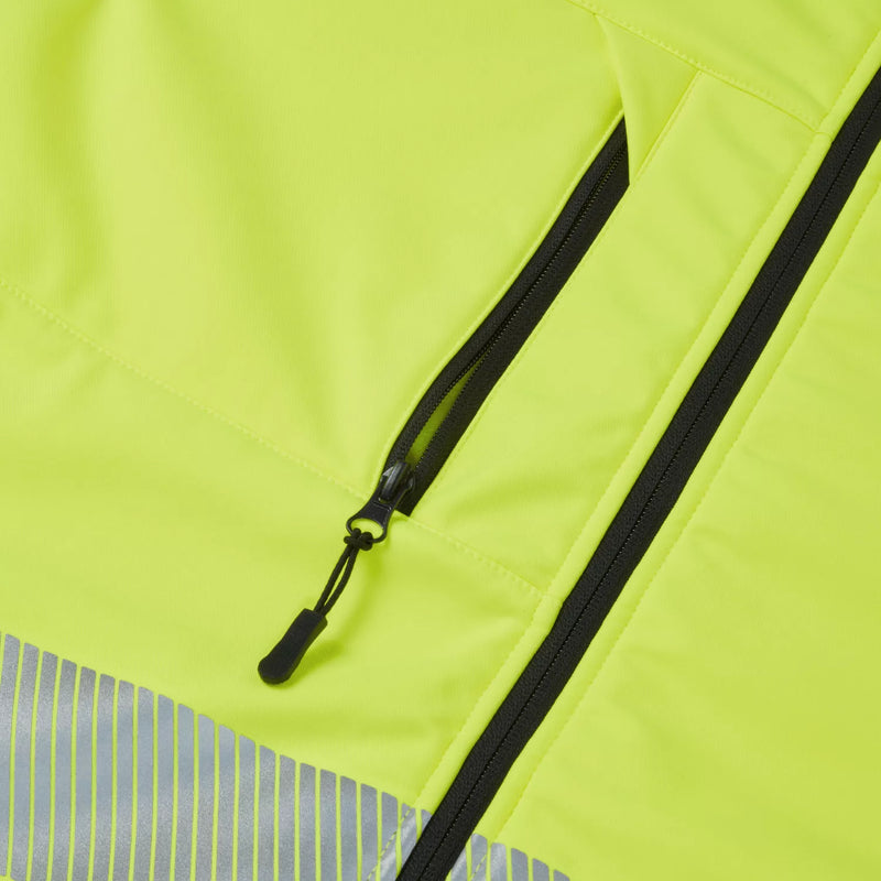 Supertouch Essentials Hi-Vis Eco Hooded Softshell Jacket
