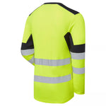 Supertouch System Hi-Vis Eco CottonCool Long Sleeve T-Shirt - thumbnail 2