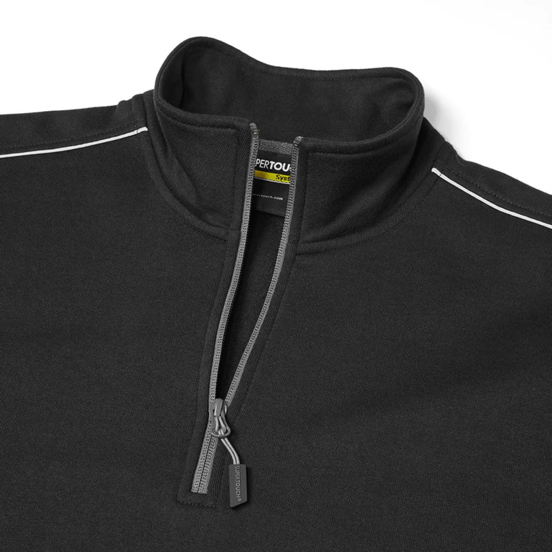 Supertouch System Work Eco 1/4 Zip Sweat Top