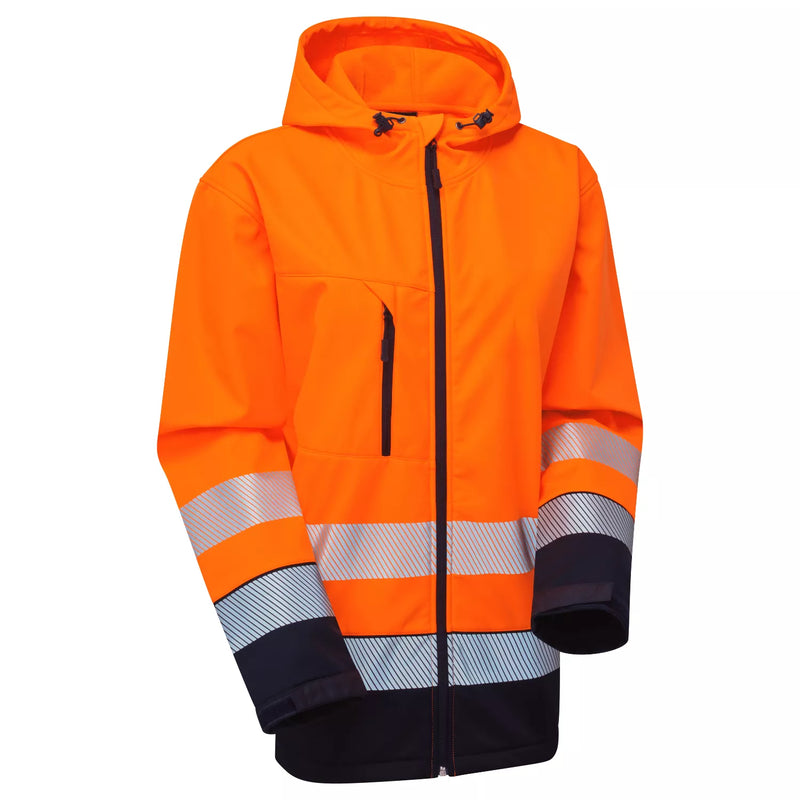 Supertouch Essentials Hi-Vis Eco Hooded Softshell Jacket