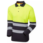 Supertouch Essentials Hi-Vis Eco CoolAir Long Sleeve Polo - thumbnail 5